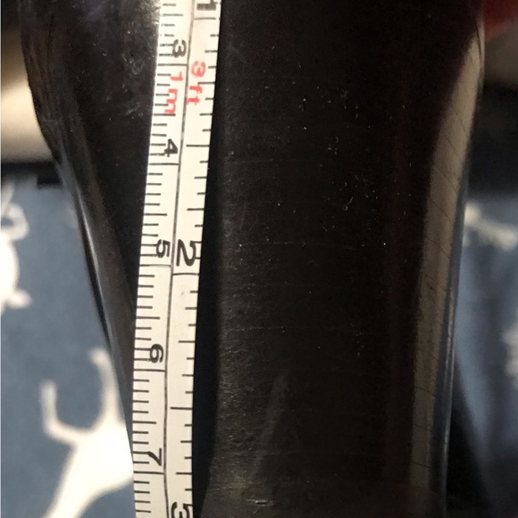 Nicole black shiny ankle boots shoes size 7 - Picture 9 of 9